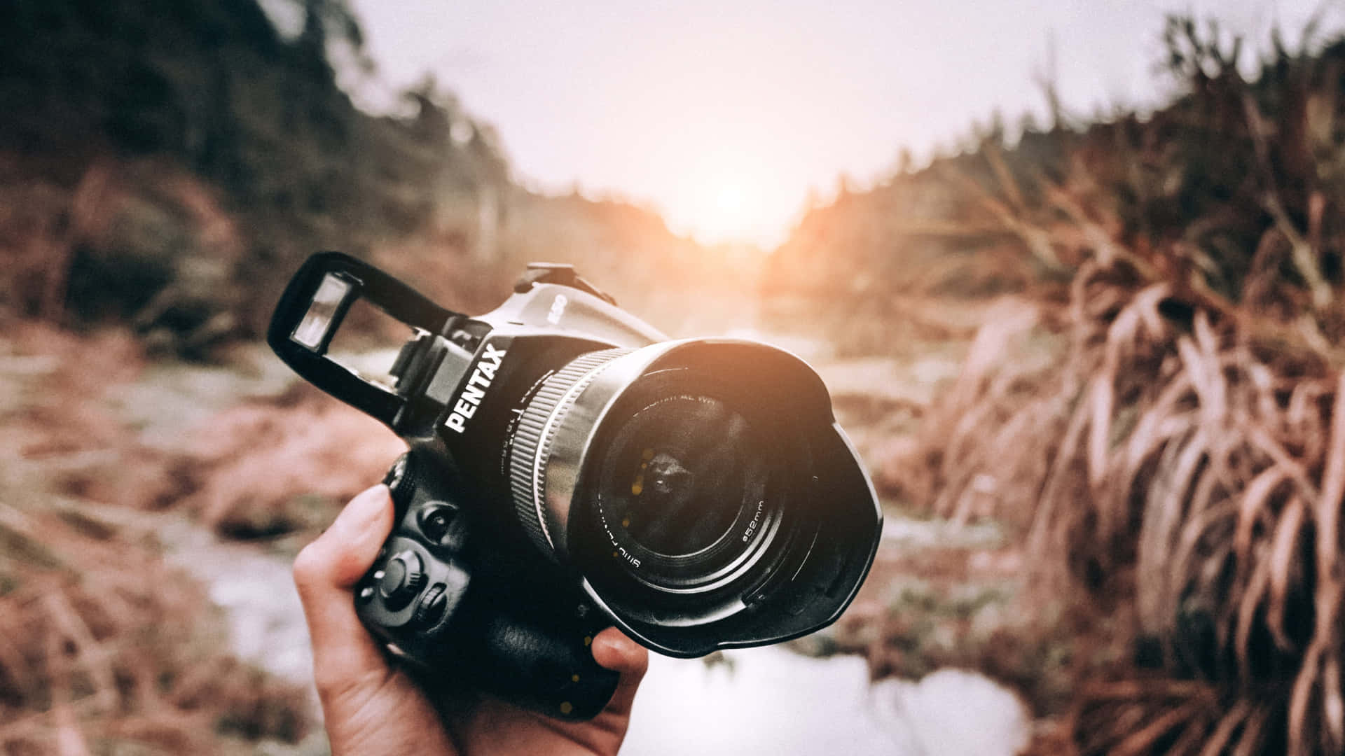Dslr Camera Background Wallpaper