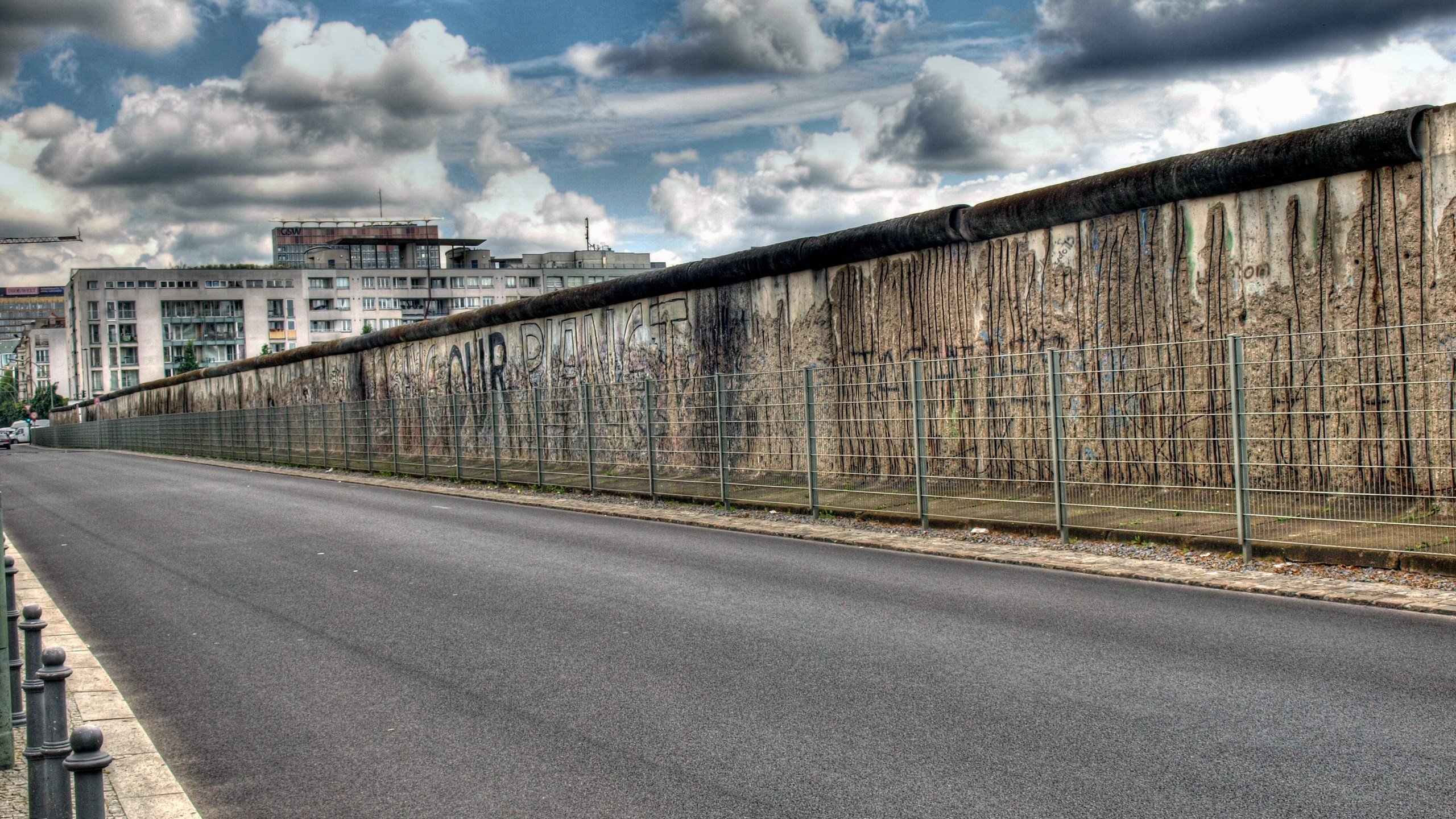 Muro Berlin Alemania Ciudad Wallpaper Background