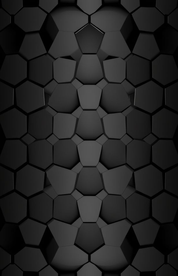 Black Hexagon Wallpaper