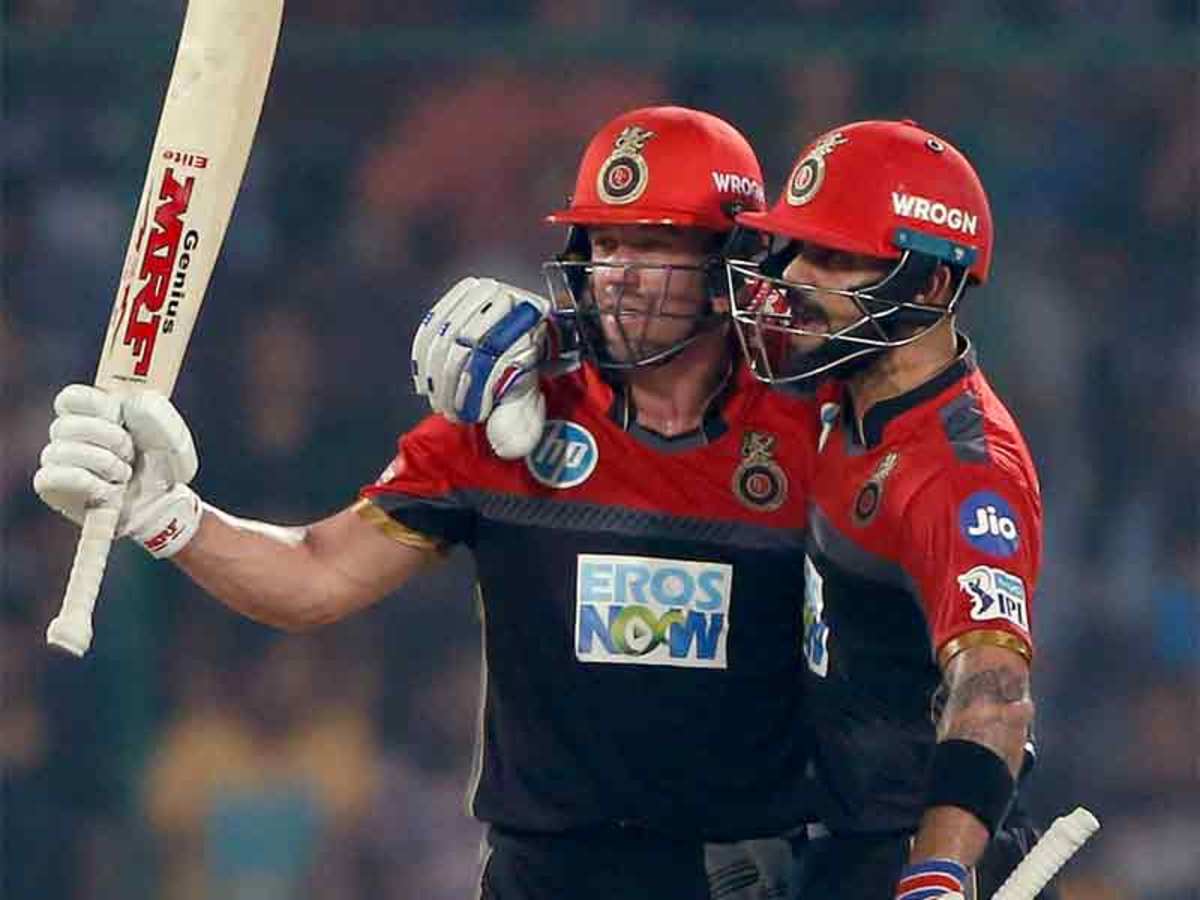 Ab De Villiers And Virat Kohli Rcb Wallpaper