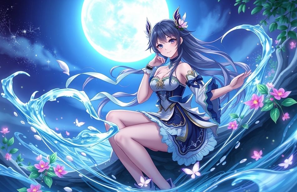 Genshin Impact Yelan Wallpaper