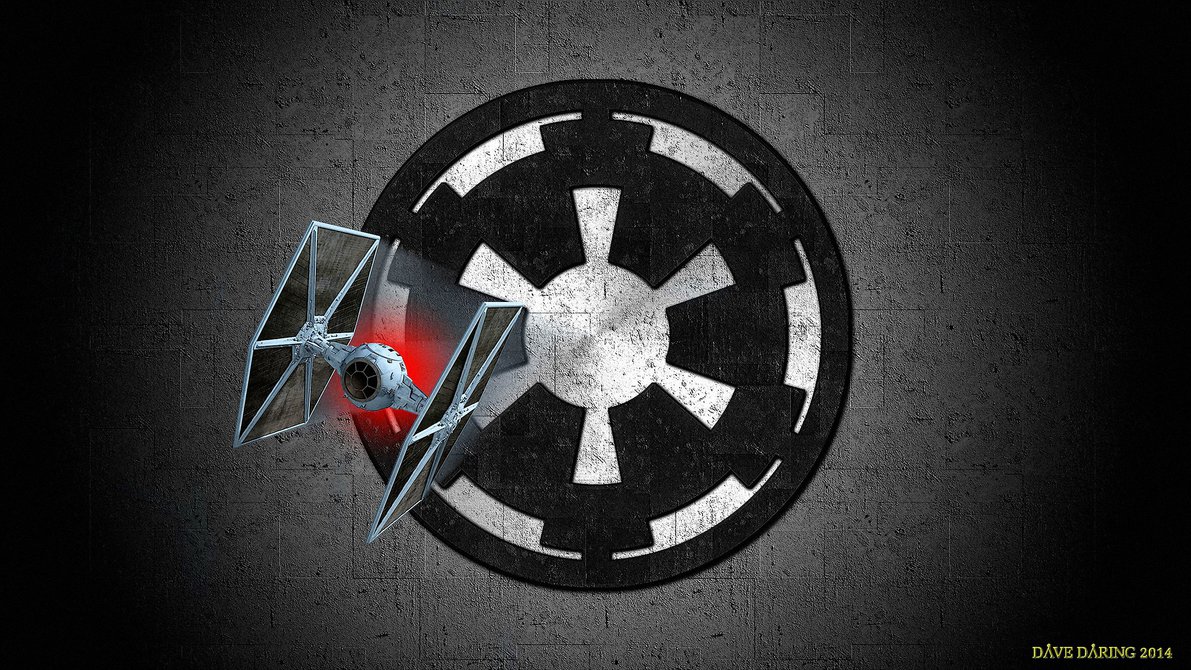 Hull Plate Galactic Empire Tie Fighter By Dave Daring