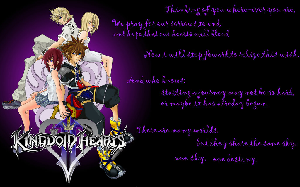 Kingdom Hearts II Wallpaper by blckxwngxdragon on