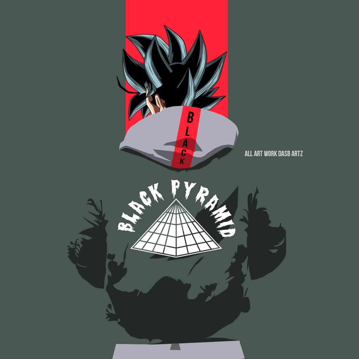 Goku Black Pyramid In Dope Art Chris Brown Fredo