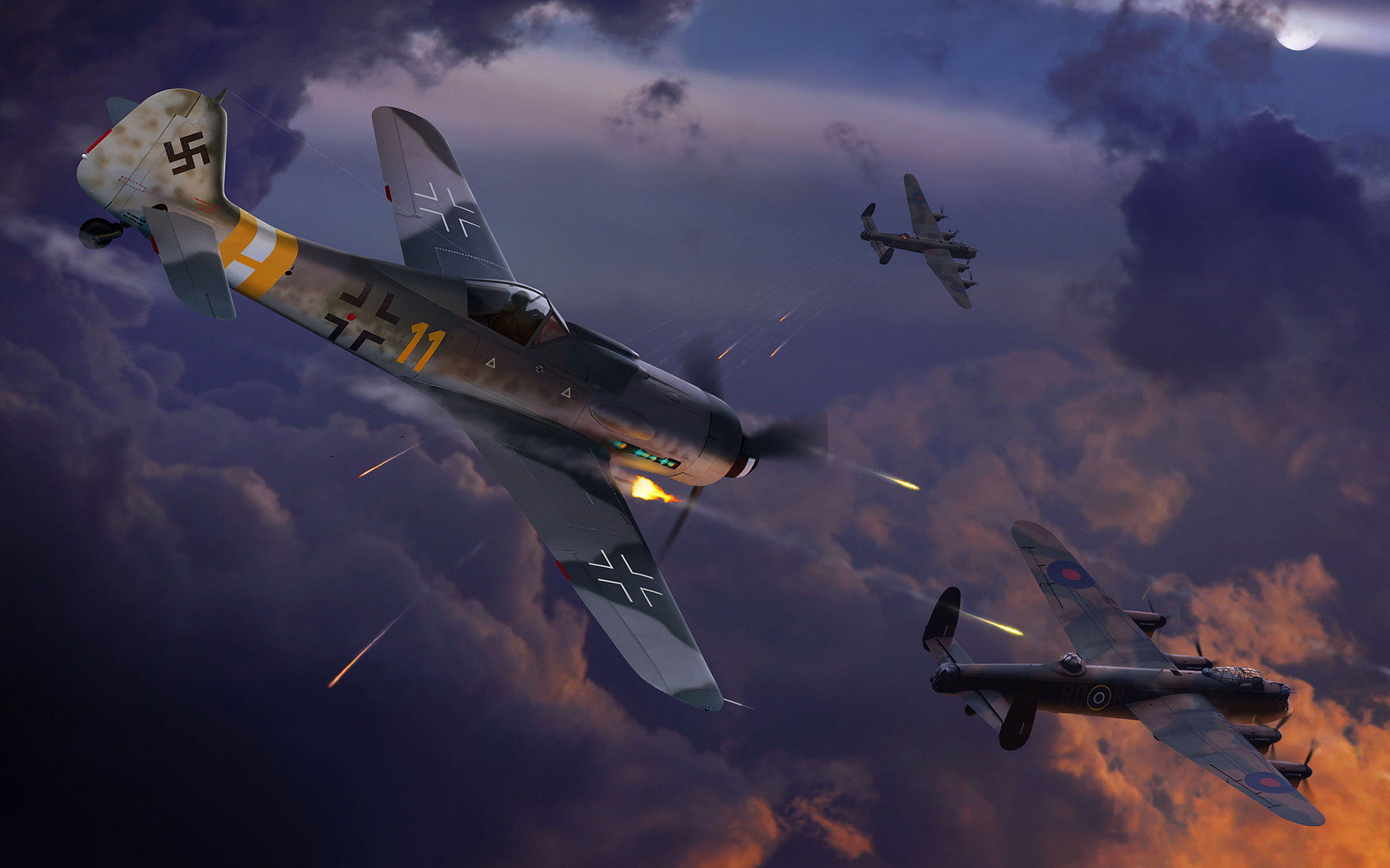 Wwii Aircraft Wallpaper Gallery Dogfight Ww2