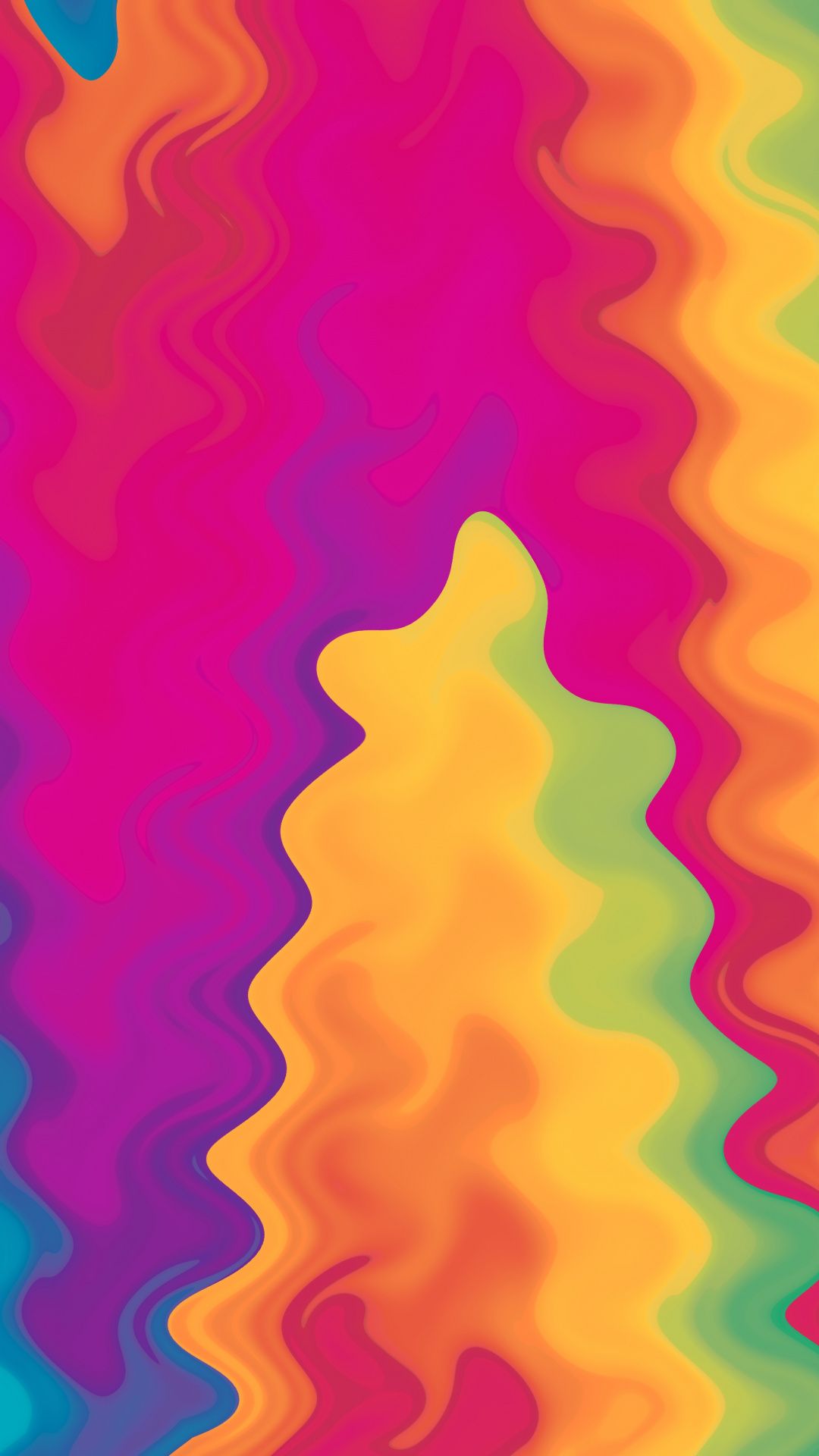 Waves Colorful Abstract Art Wallpaper In MkbHD
