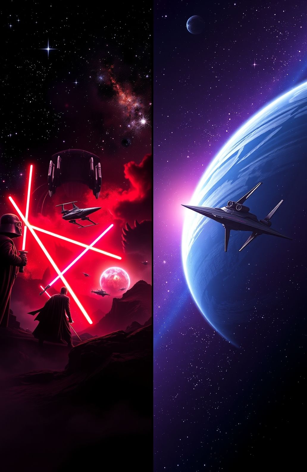 Dual Screen Wallpaper Star Wars