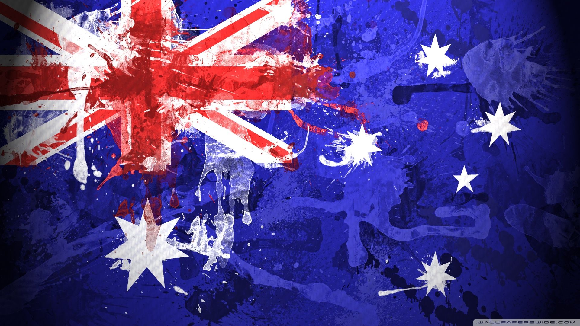 Australia Flag Art Wallpaper HD Usa Australian Flags