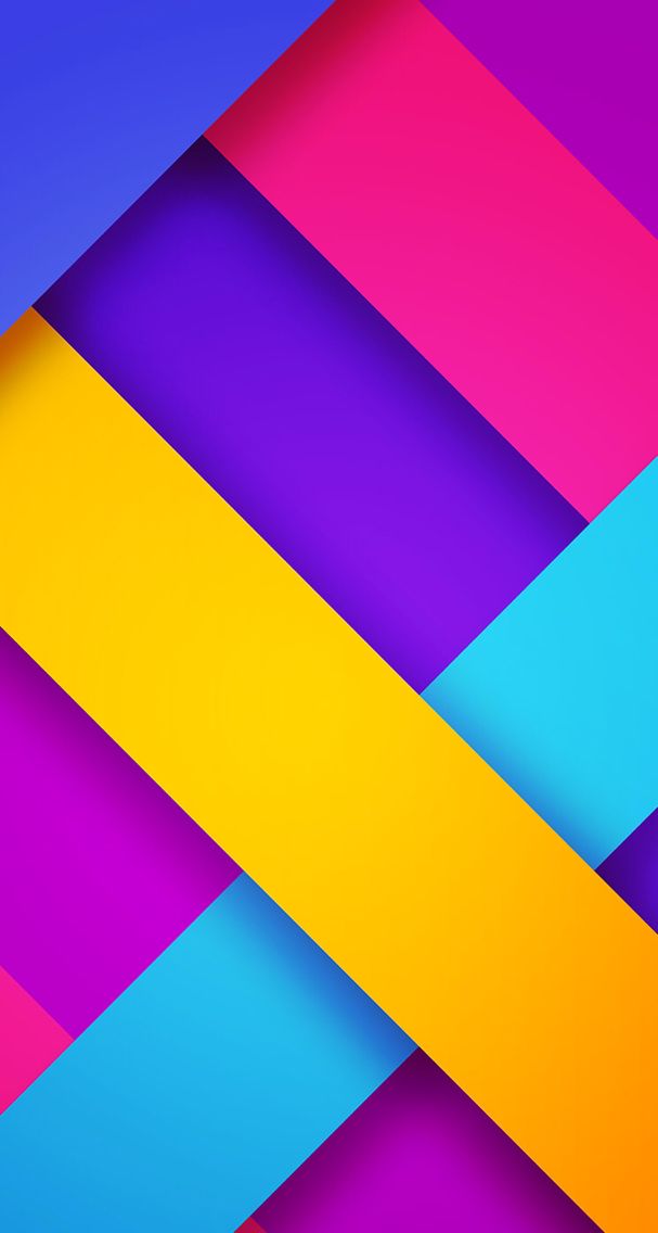 Bold Colors Abstract Geometric Wallpaper And