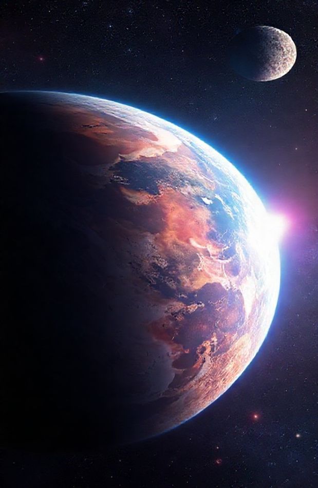 Earth And Moon Live Wallpaper