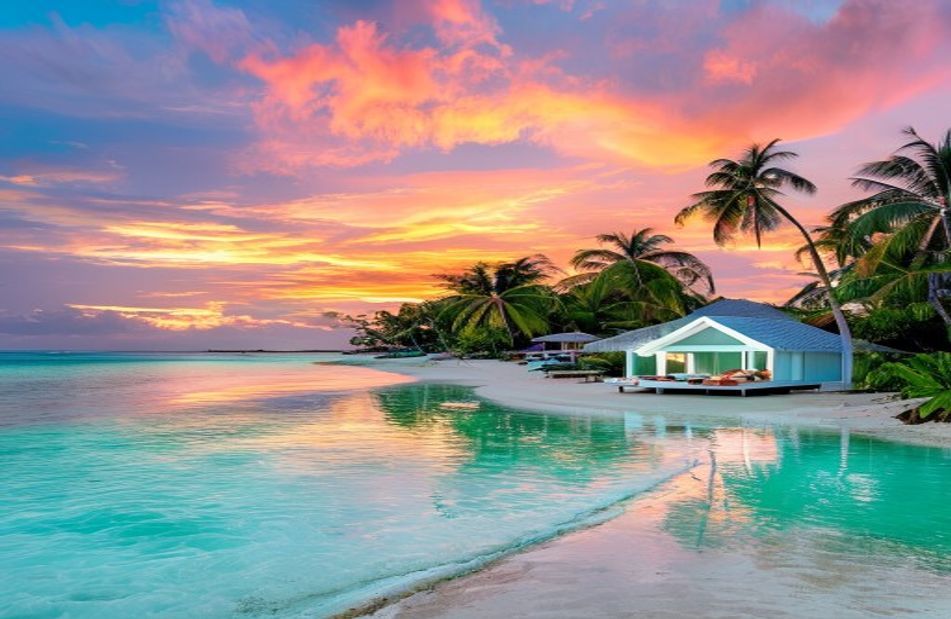 Beach Resort Wallpaper