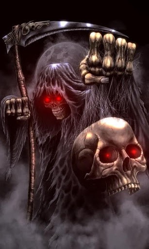 Bigger Skull Grim Reaper Daydream For Android Screenshot