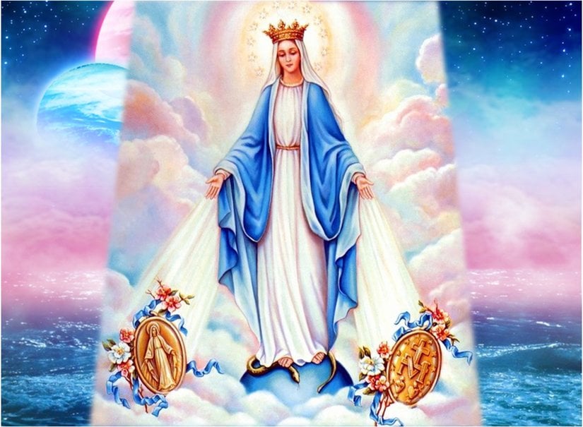 Jesus Mother Mary Wallpapers  Wallpaper Cave
