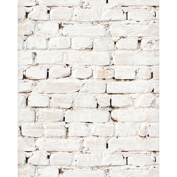 Milton King Kemra White Wash Bricks Kem027w Wallpaper Direct Paint