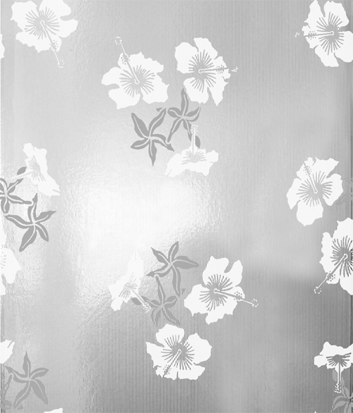 Hibiscus Wallpaper White And Silver Monument Interiors