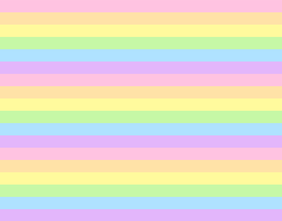 Pastel Rainbow Stripes Pattern