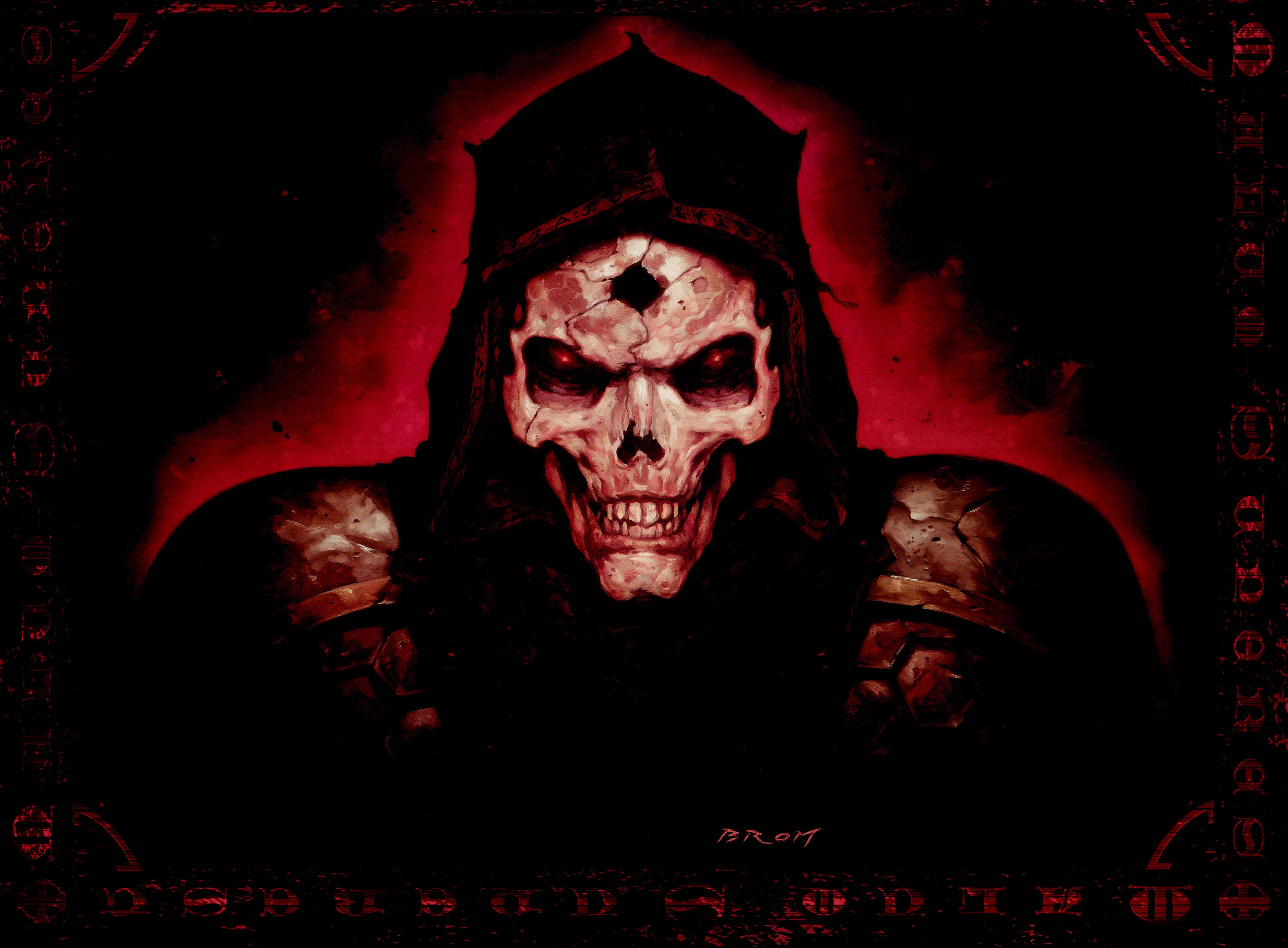 Dark Skull 4k Ultra HD Wallpaper