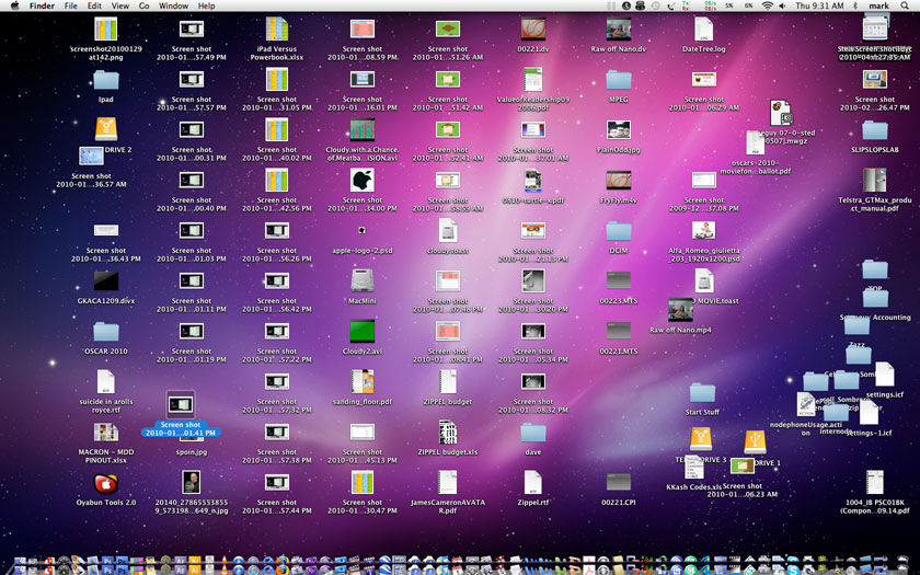 Picture of Screenshot of the Desktop as Wallpaper Prank Mac Edition