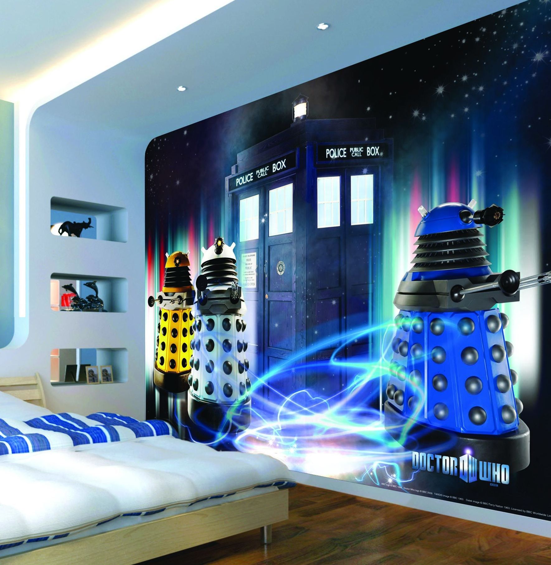 Dr Who Daleks And Tardis Mural By Murals Wallpaper Direct