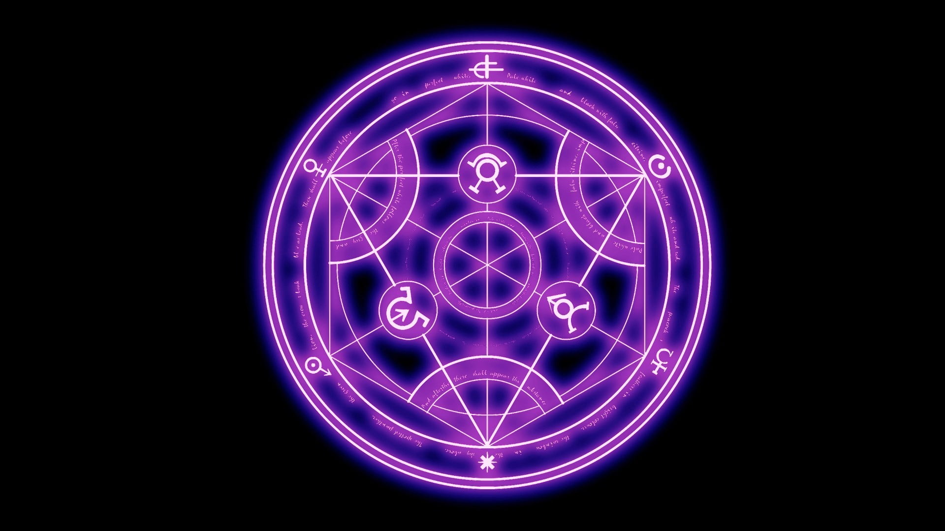 Fullmetal Alchemist Transmutation Circle HD Wallpaper