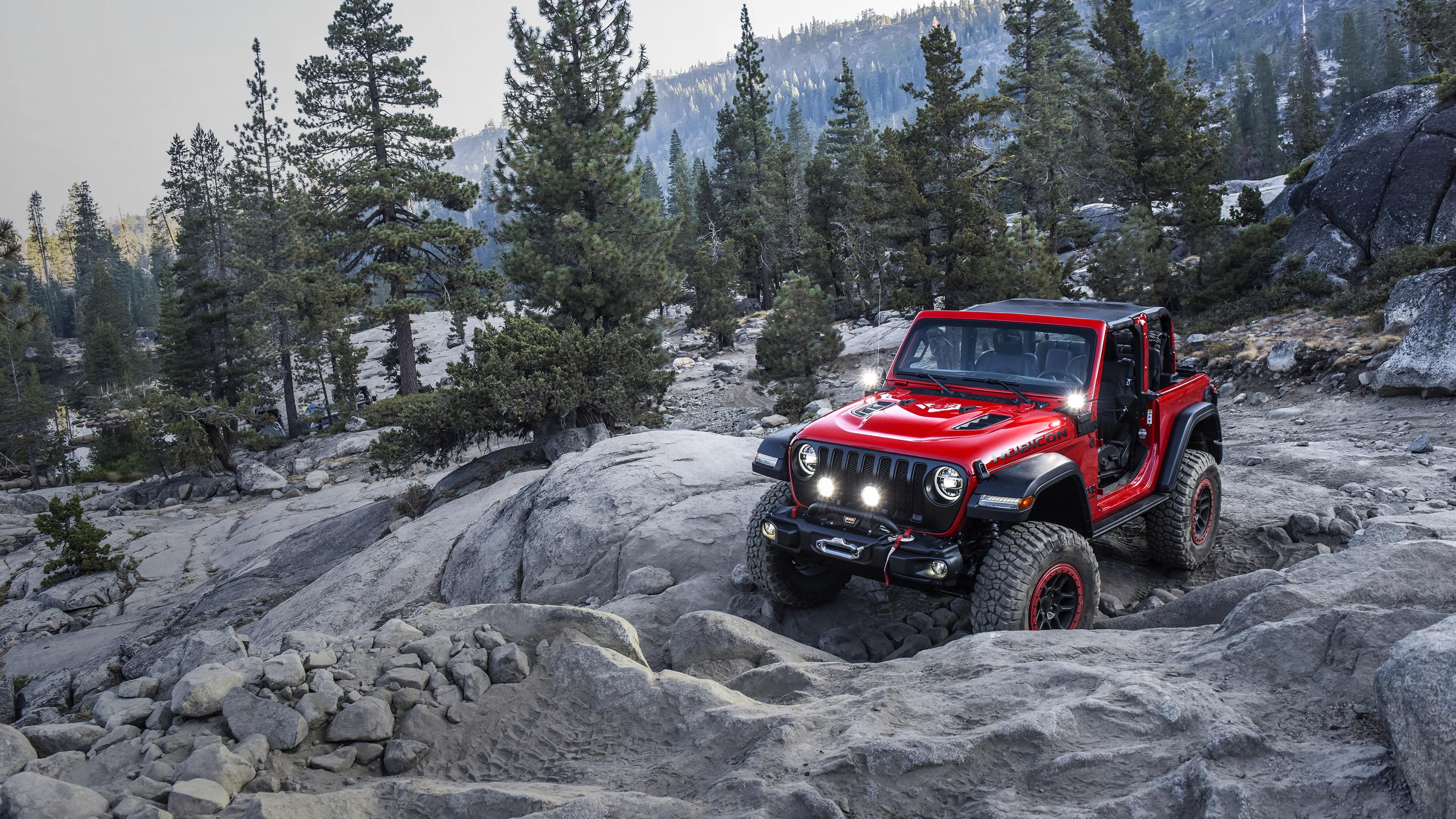 Jeep Wrangler With Mopar Performance Parts Wallpaper