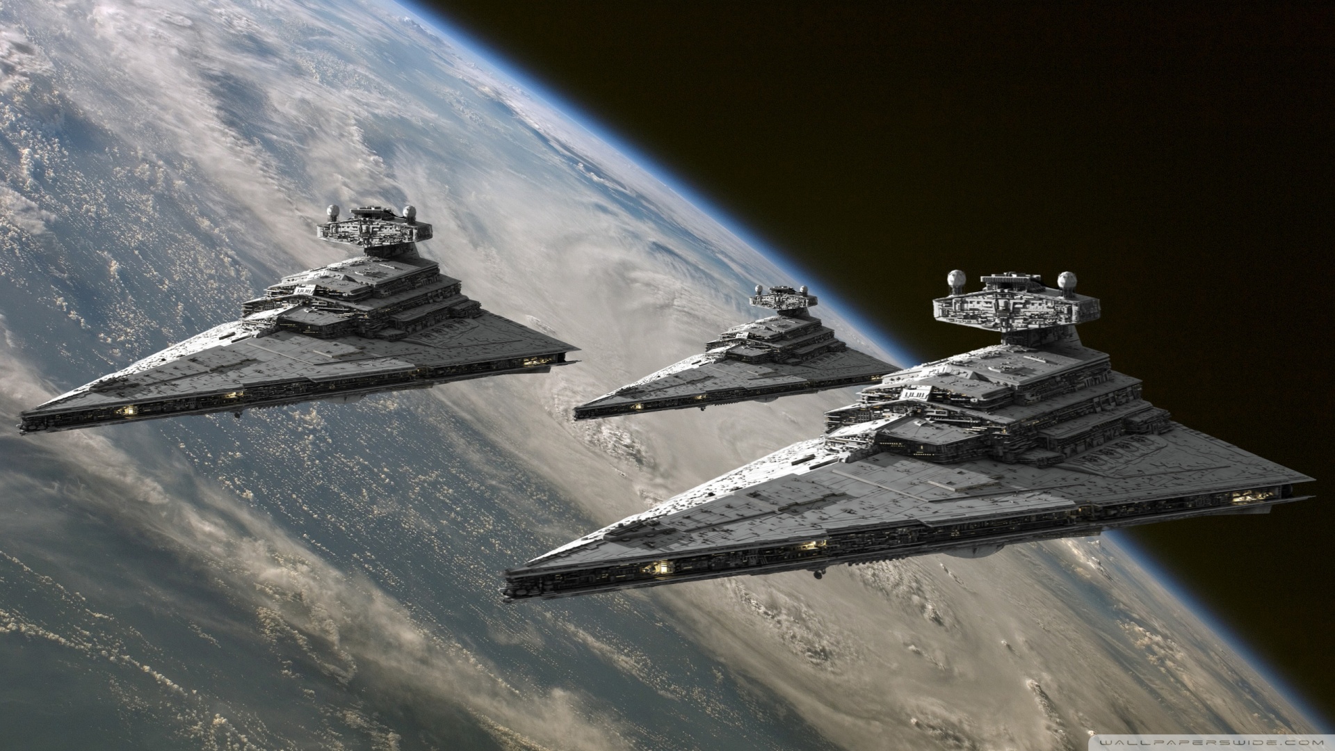 Star Wars Ships Space Imperial Wallpaper Movies