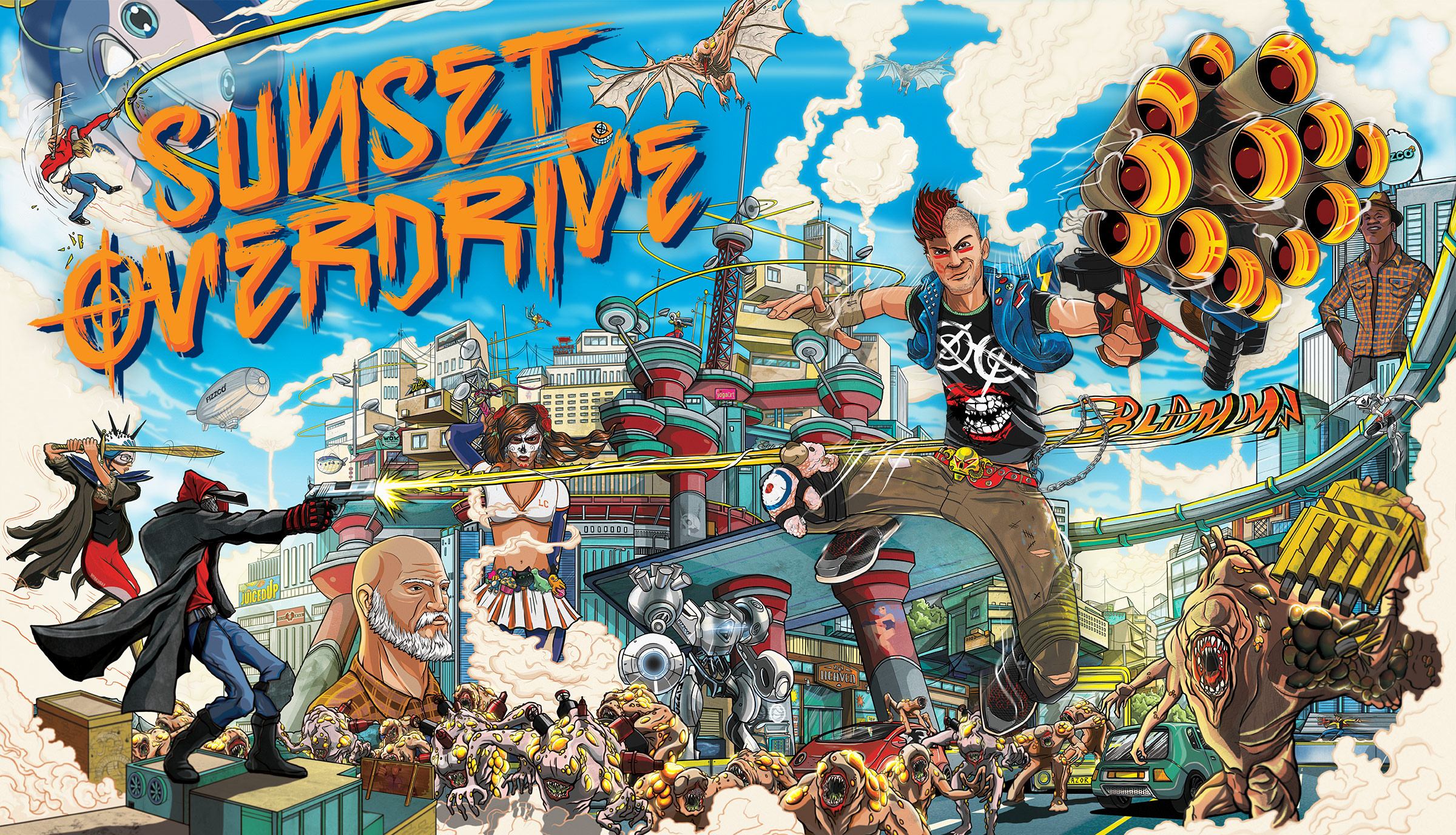 Sunset Overdrive HD Wallpaper Background Image Id