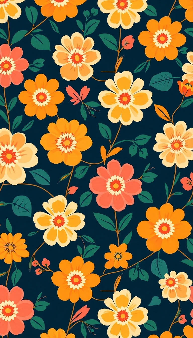 Vintage Modern Wallpaper
