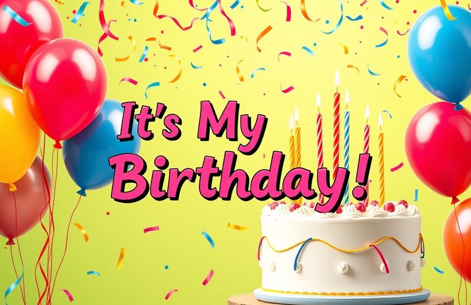 It S My BirtHDay Wallpaper