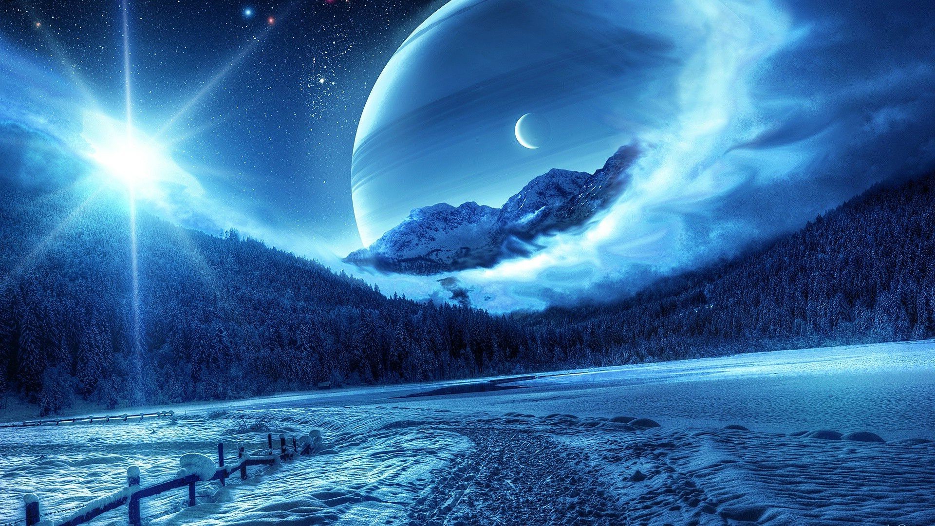 Starry Night Wallpaper HD