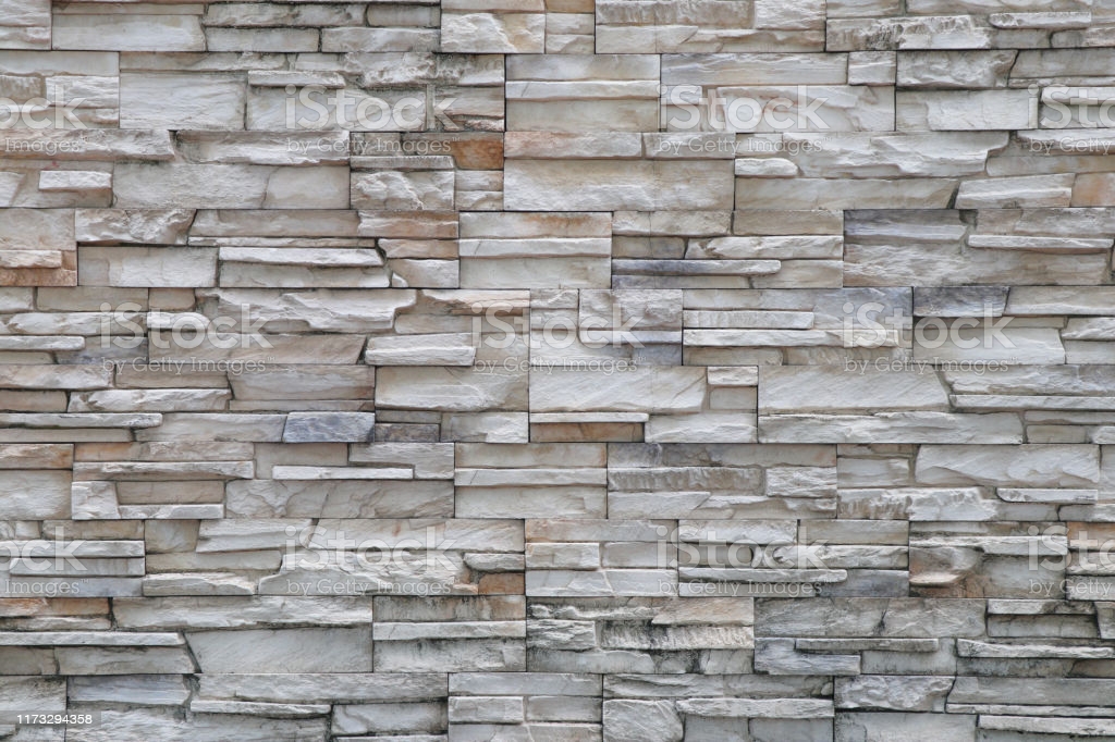 Stone Background Walls Are Stacked Stone Cladding Background And