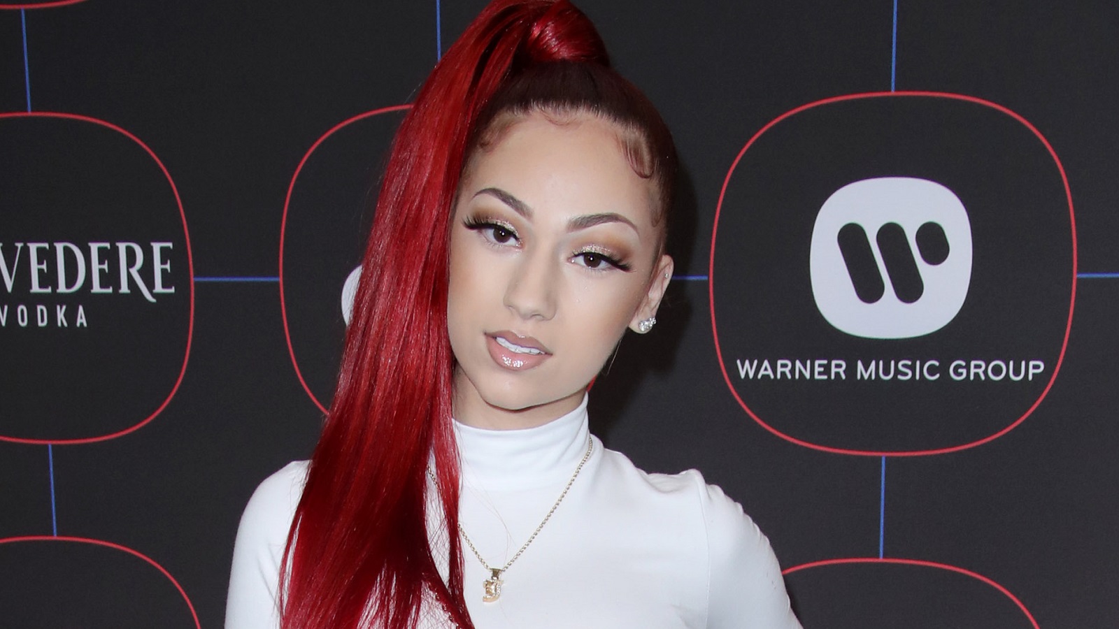 Bhad Bhabie posing at an event