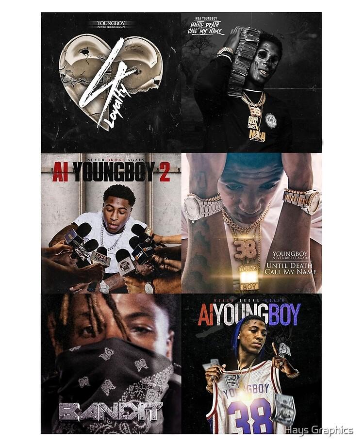 Never Broke Again Youngboy Album Cover Collage iPad Case Skin