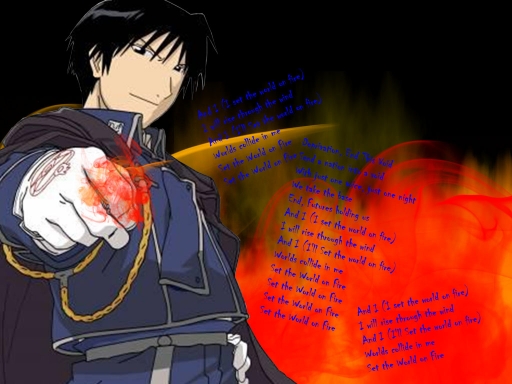 Roy Mustang World On Fire By Zacman The Damned