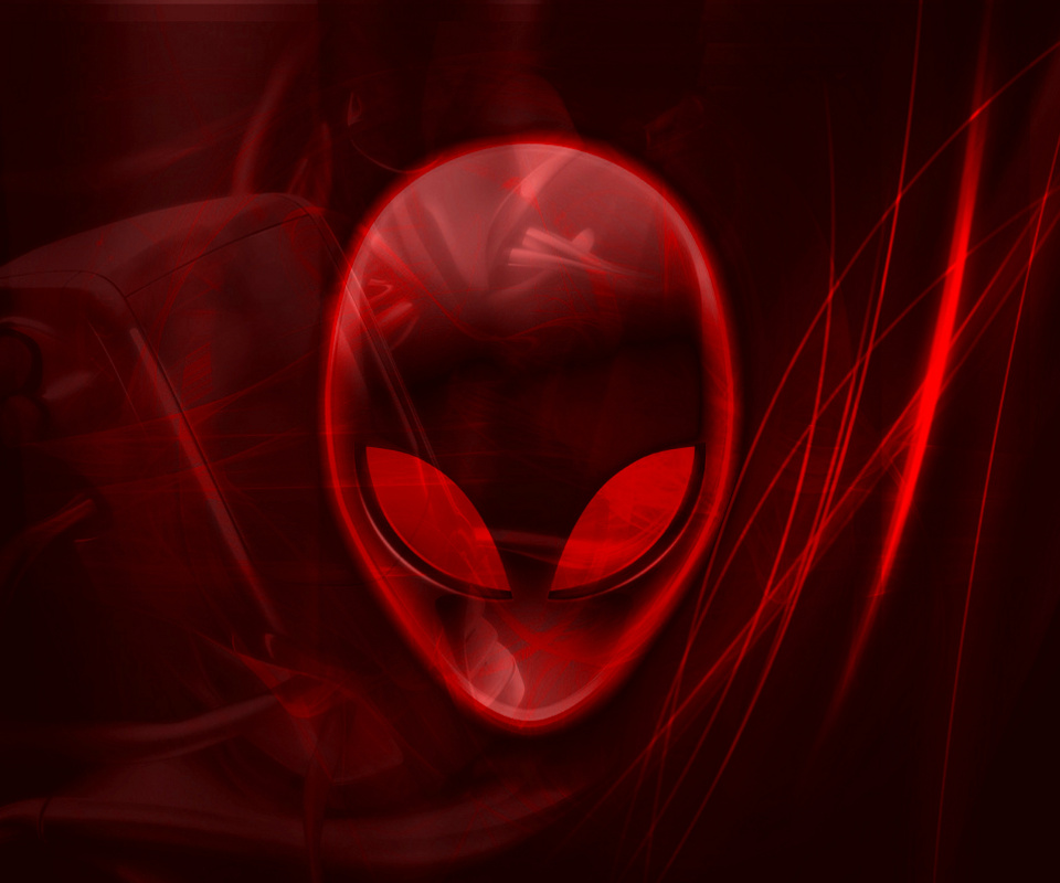 alienware logo red