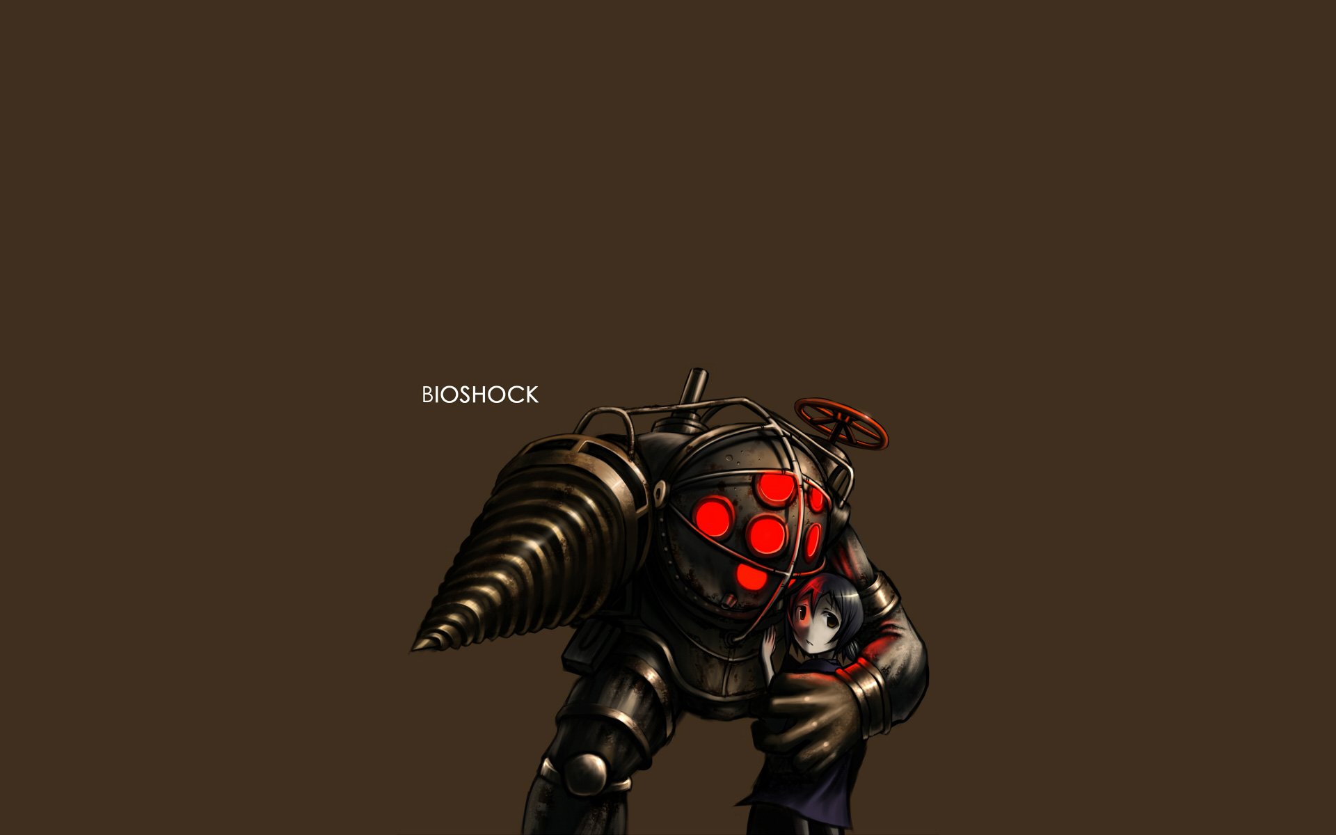 Big Daddy Bioshock Gia Artist Simple Background