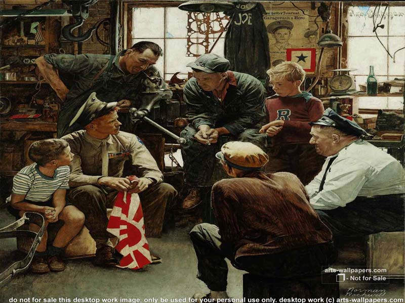Artist Norman Rockwell Collection Of George Lucas Courtesy Saam