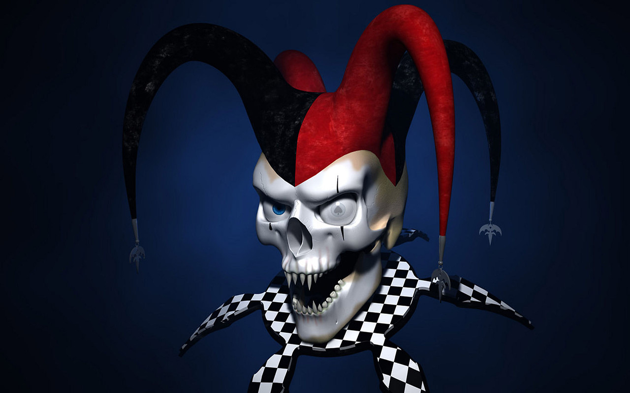 Joker Skull Free Wallpaper download   Download Free Joker Skull HD