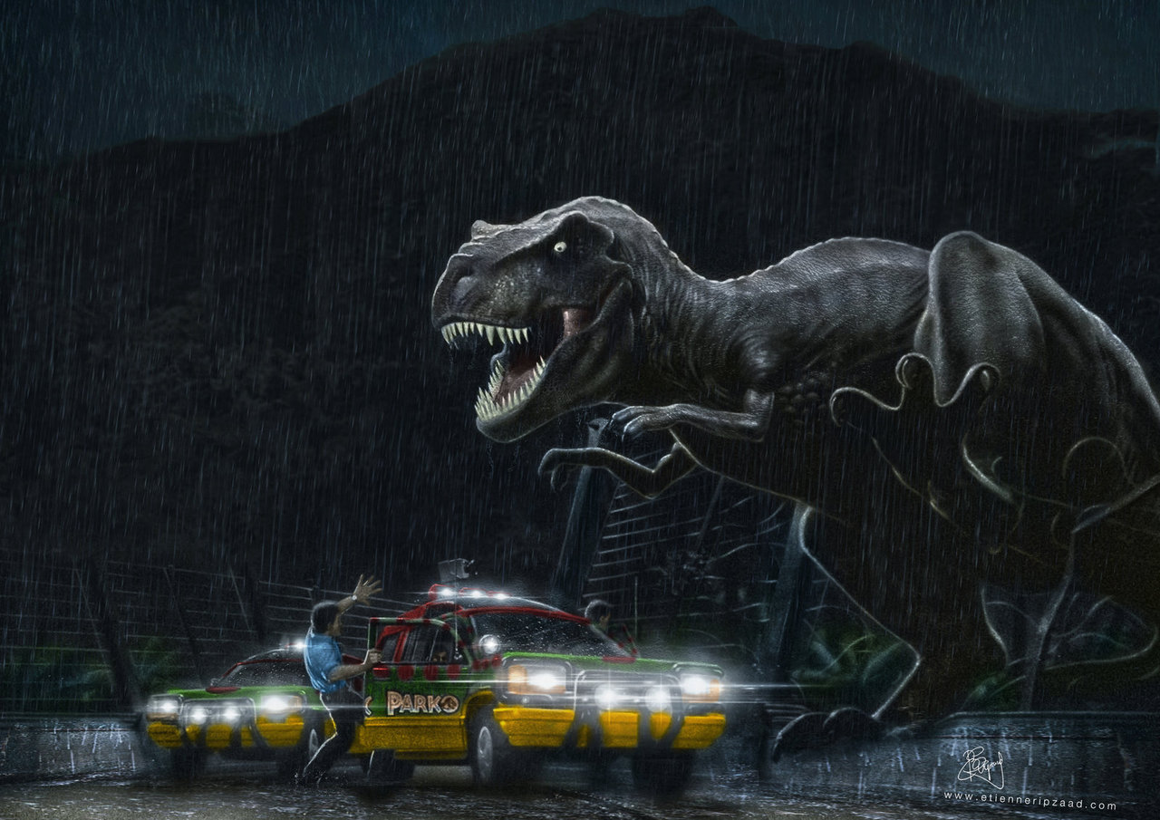 Related Pictures Jurassic Park Tyrannosaurus Rex Image Only Car