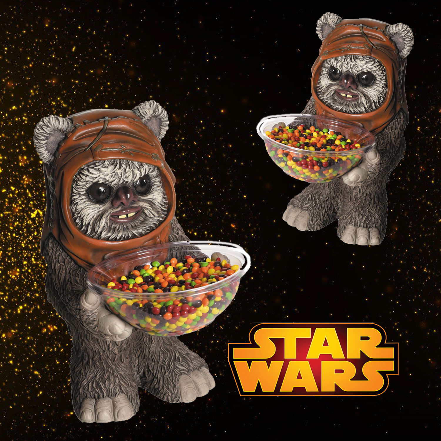 Star Wars Ewok Candy Bowl Holder Halloween Party Supplies Gifts