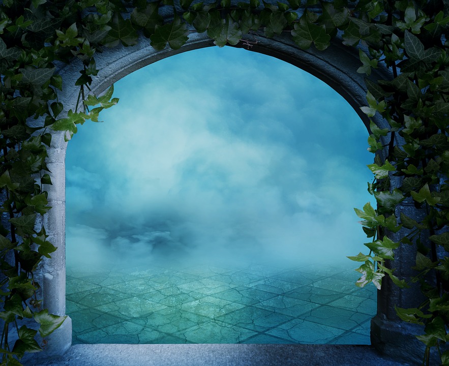 Fantasy Background Image Arch Photo On
