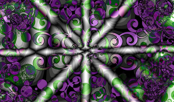 Purple Green Background Thing by SorrelKing on