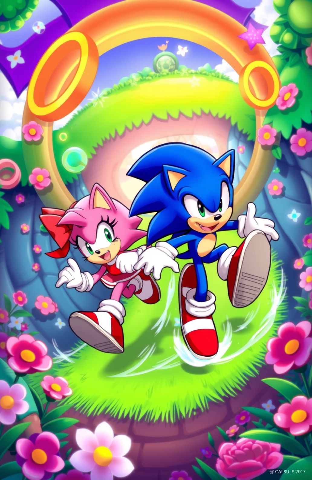 Sonic And Amy Wallpaper