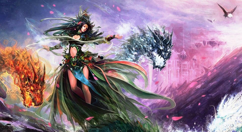 Fairies And Dragons Wallpaper Fairy Dragon