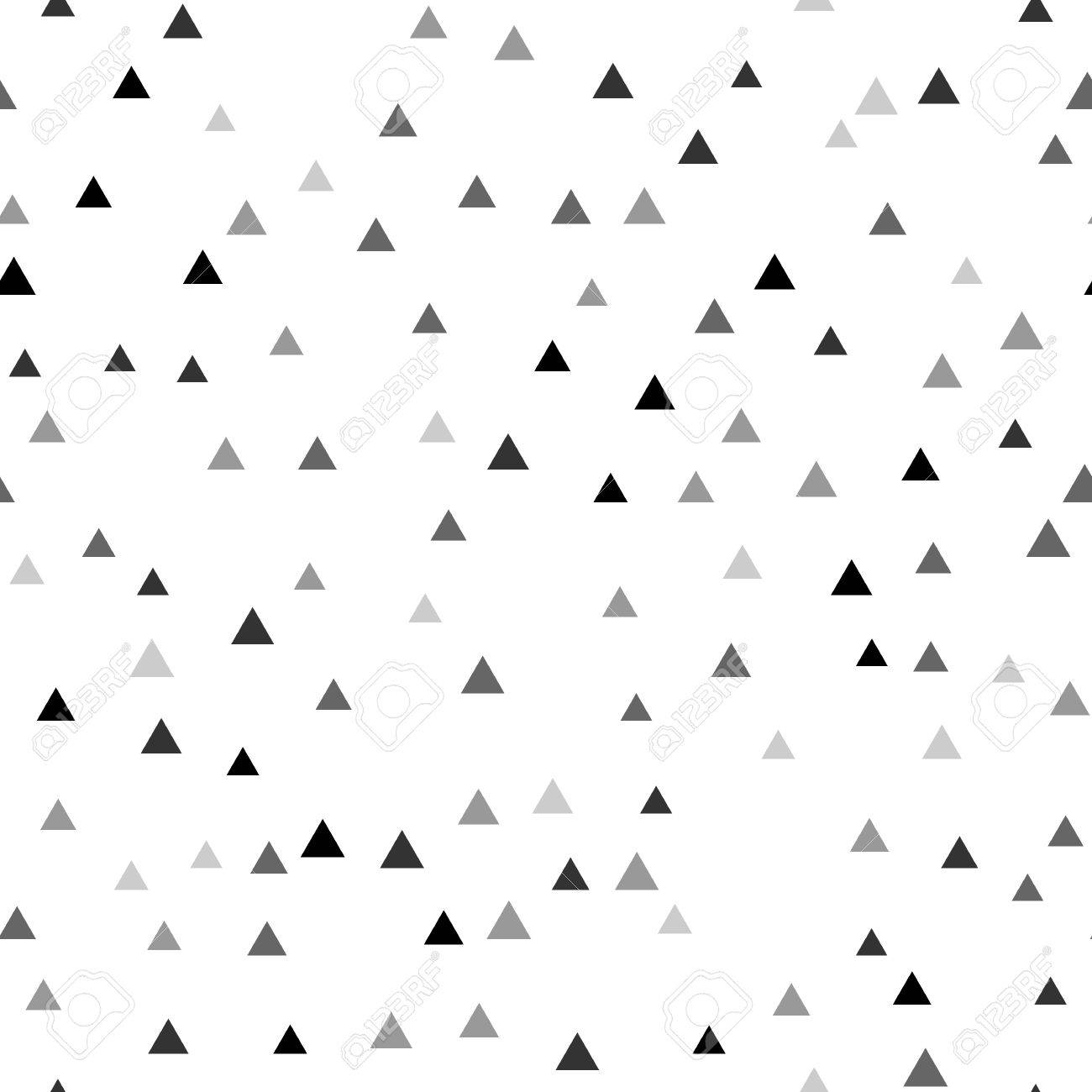 Scandinavian Seamless Triangles Background Royalty Cliparts