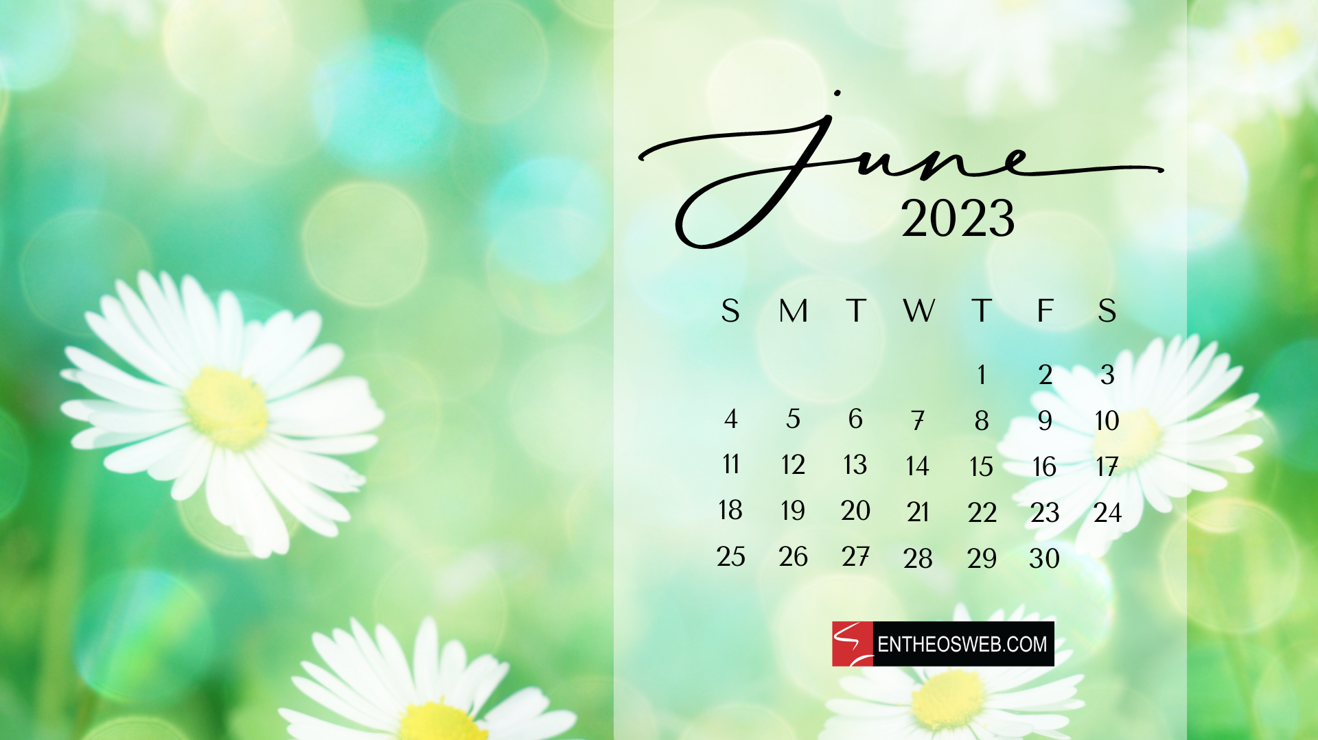 Download June Calendar Desktop Wallpaper Background Entheosweb By