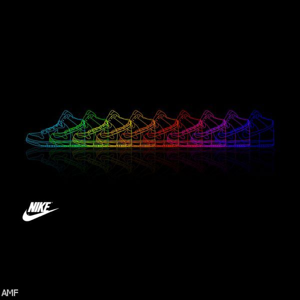 Cool Rainbow Nike Logo Wallpaper Fashion Trends