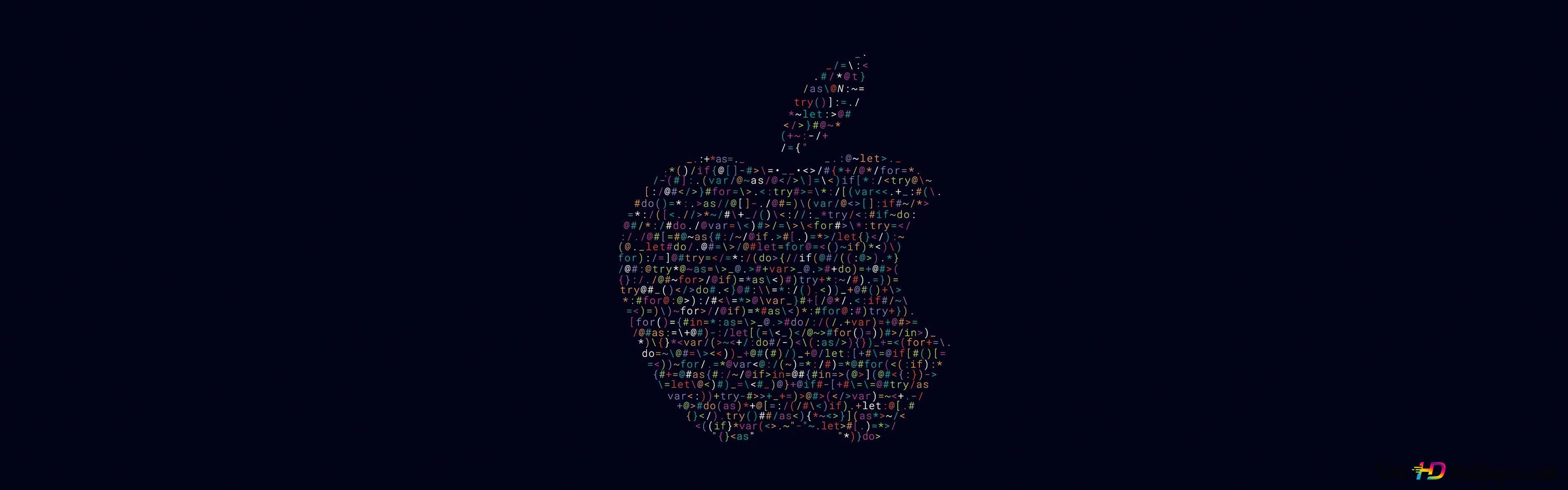 Apple Programming Code Logo 4k Wallpaper