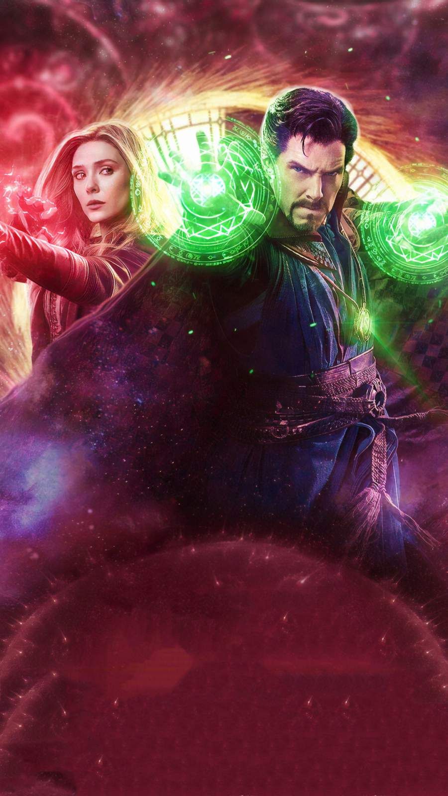 1280x2120 Scarlet Witch And Vision Wandavision iPhone HD phone wallpaper   Pxfuel