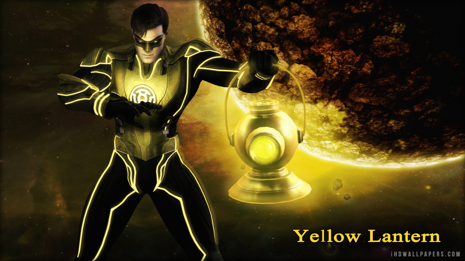 Yellow Lantern Injustice Gods Among Us HD Wallpaper   iHD Wallpapers 1600x900
